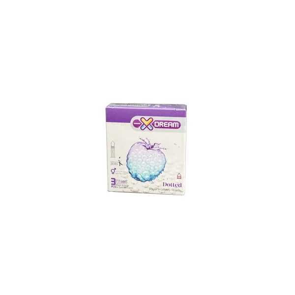 x-dream-dotted-condom-3-pcs