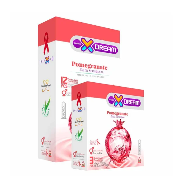 x-dream-pomegranate-condom-12-pcs